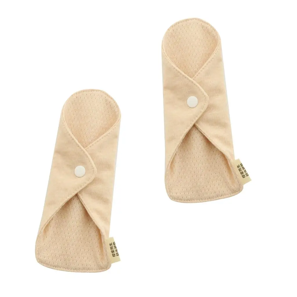 Cloth Sanitary Napkin Cotton Washable Pad Reusable Menstrual Pads Lightweight Breathable for Teens School Sports