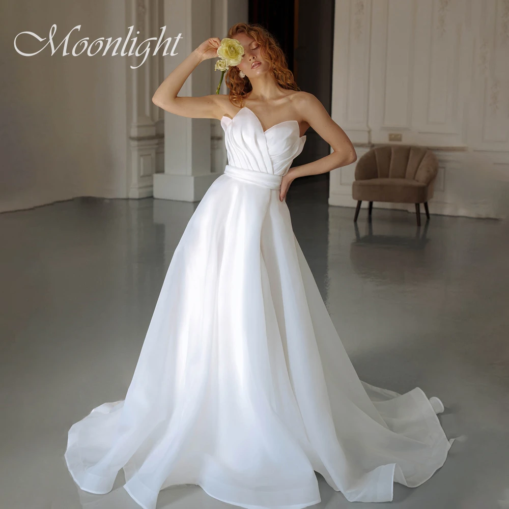 

Элегантное свадебное платье трапециевидной формы со складками и v-образным вырезом, 2026, свадебное платье без рукавов с открытой спиной, Vestidos De Novia по индивидуальному заказу