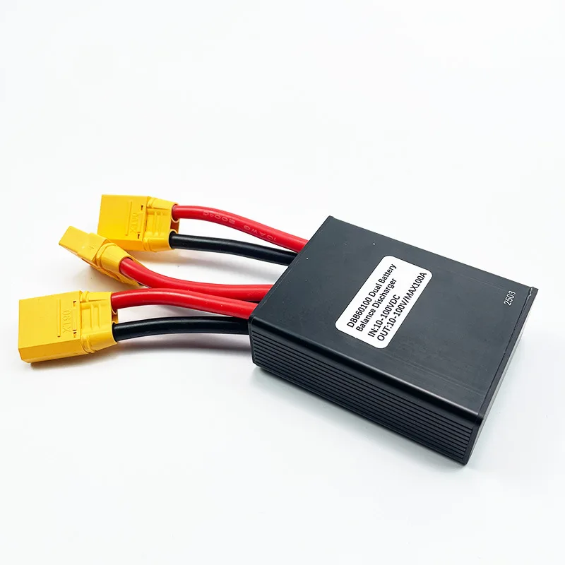 

Dual battery parallel connector 10-100v electric vehicle dual battery adapter cable 20-100A