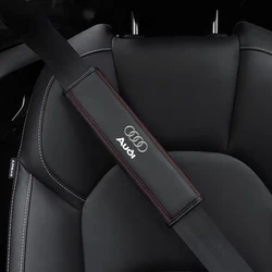 2 pezzi di alta qualità protezione della cintura di sicurezza dell'auto copertura della spalla per AUDI A3 A4 A5 A7 A8 Q3 Q5 Q7 S3 S4 S5 S6 accessori interni