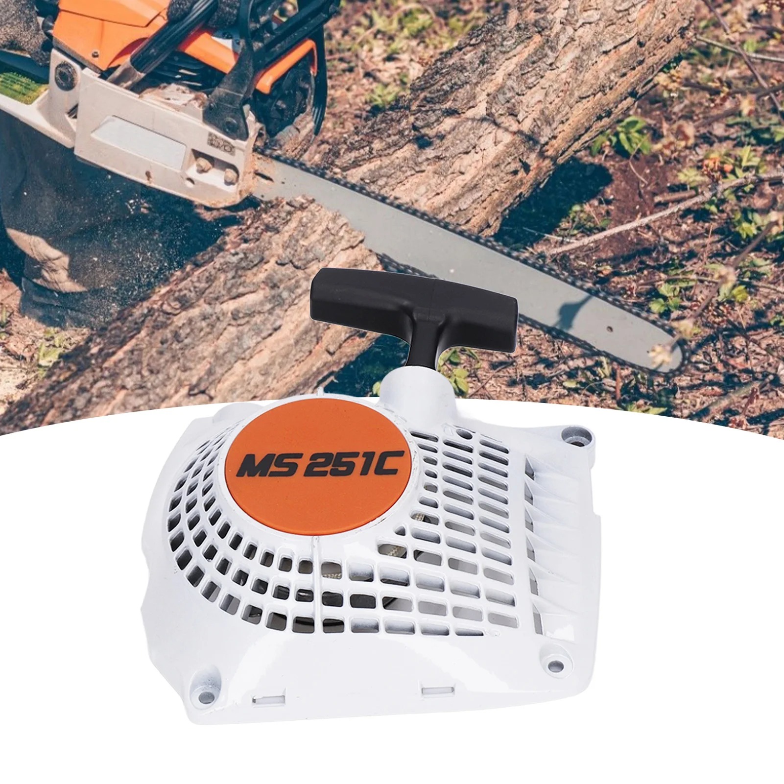 

Pull Starter Assy Chainsaw Starter Replacement Garden Chainsaw Accessories for STIHL MS251C Chainsaw Start Assembly