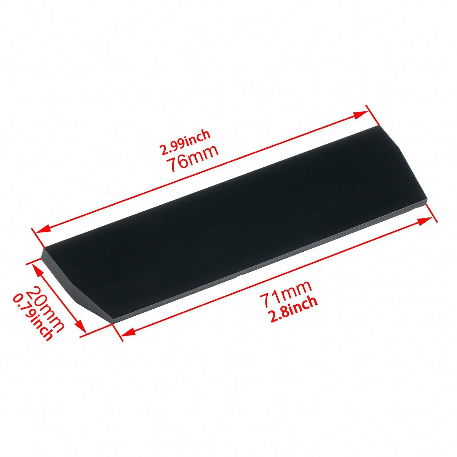 1/18 RC Crawler Rock Sliders Pom Chassis Guard ESC Batterie Empfänger Elektronik Fach Batterie Halterung Seitenplatte für TRX4M