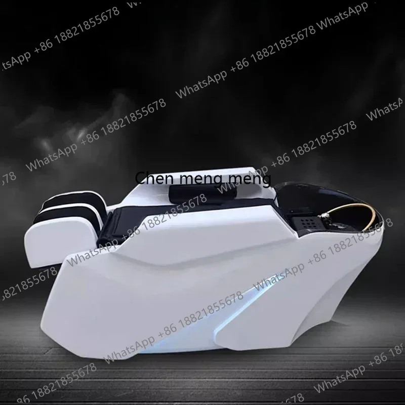 D80 Water Cycle Smart Electric Massage Shampoo Chairs Barber Shop Hair Salon Shampoo Chairs Comfort Salon Furniture Silla Spa