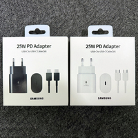 25W PD Adapter For Samsung A54 Super Fast Charging USB-C Cable Travel Charger For Galaxy A34 A05s S23Fe A32 S23 A56 A55 S25 S24