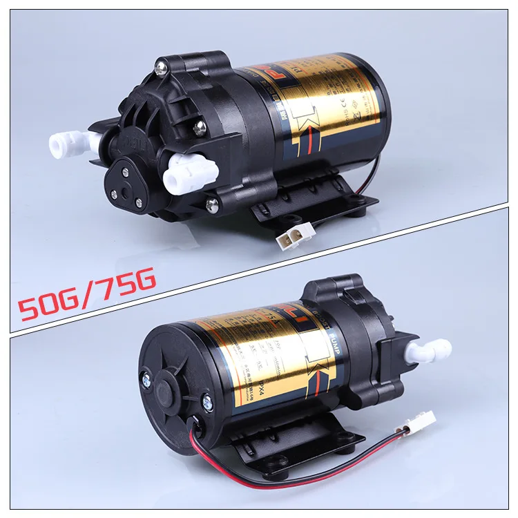 Pump 75G Pure Water Machine Turbocharger Silent Booster Self-priming  Household Water Purifier Motor
