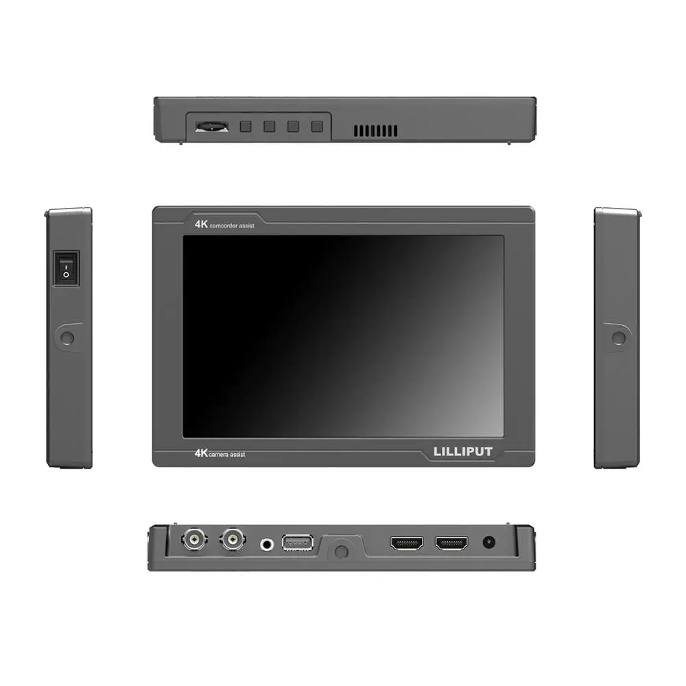 Vigilância do painel IPS 4K HDMI SDI com 1920*1200 7 polegadas para Dslr e filmadora