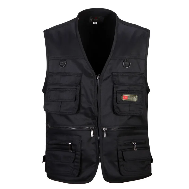 Quick Dry Breathable Fishing Vest Multi-Pocket Mesh Jacket Army Green