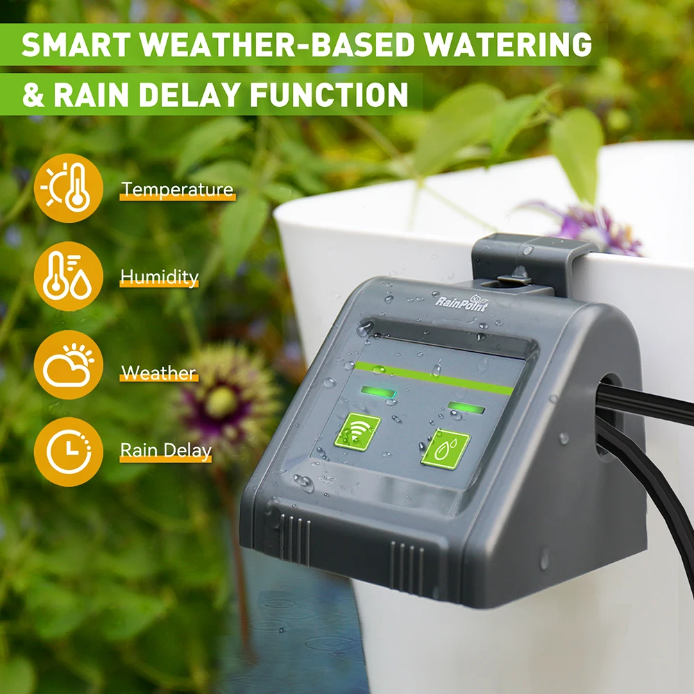 RAINPOINT Sistema di Irrigazio - Plant Parent App recensione e prezzo