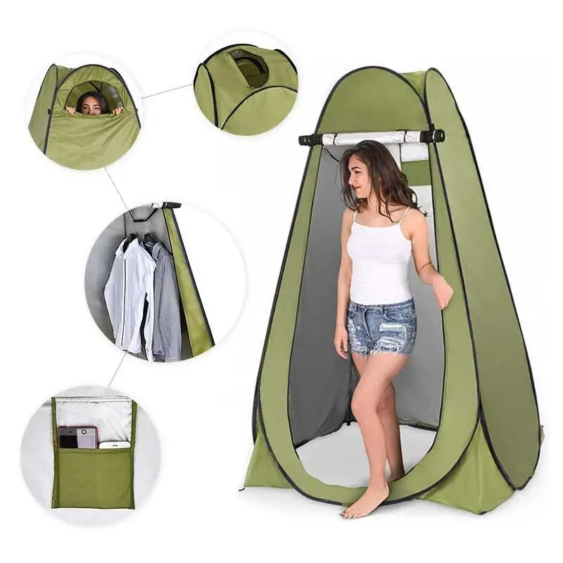 Imagem -03 - Lightenup Outdoor Privacy Shower Tent Portátil Impermeável Abrigo de Vestiários Camping Caminhadas Praia Vaso Sanitário Banheiro