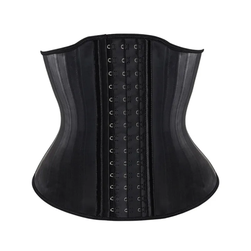 25 Steel Bones Latex Waist Trainer Corset Shapewear Slimming Belly Women Body Shaper Modeling Strap Reductive Girdle