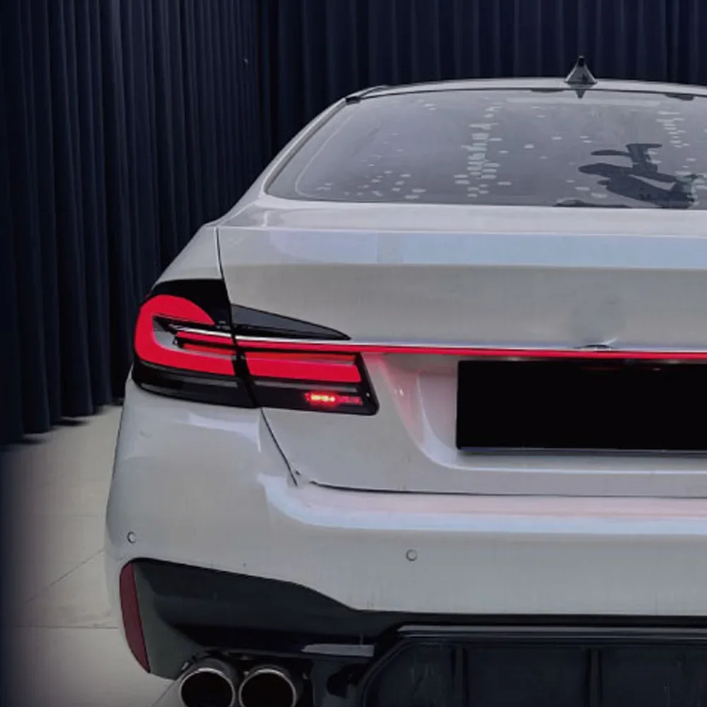 

Для Bmw F10 F18 5 серии 2011-2018 светодиодные задние фонари автомобиля в сборе, обновленный эффект запуска через задние фонари, инструменты, аксессуары