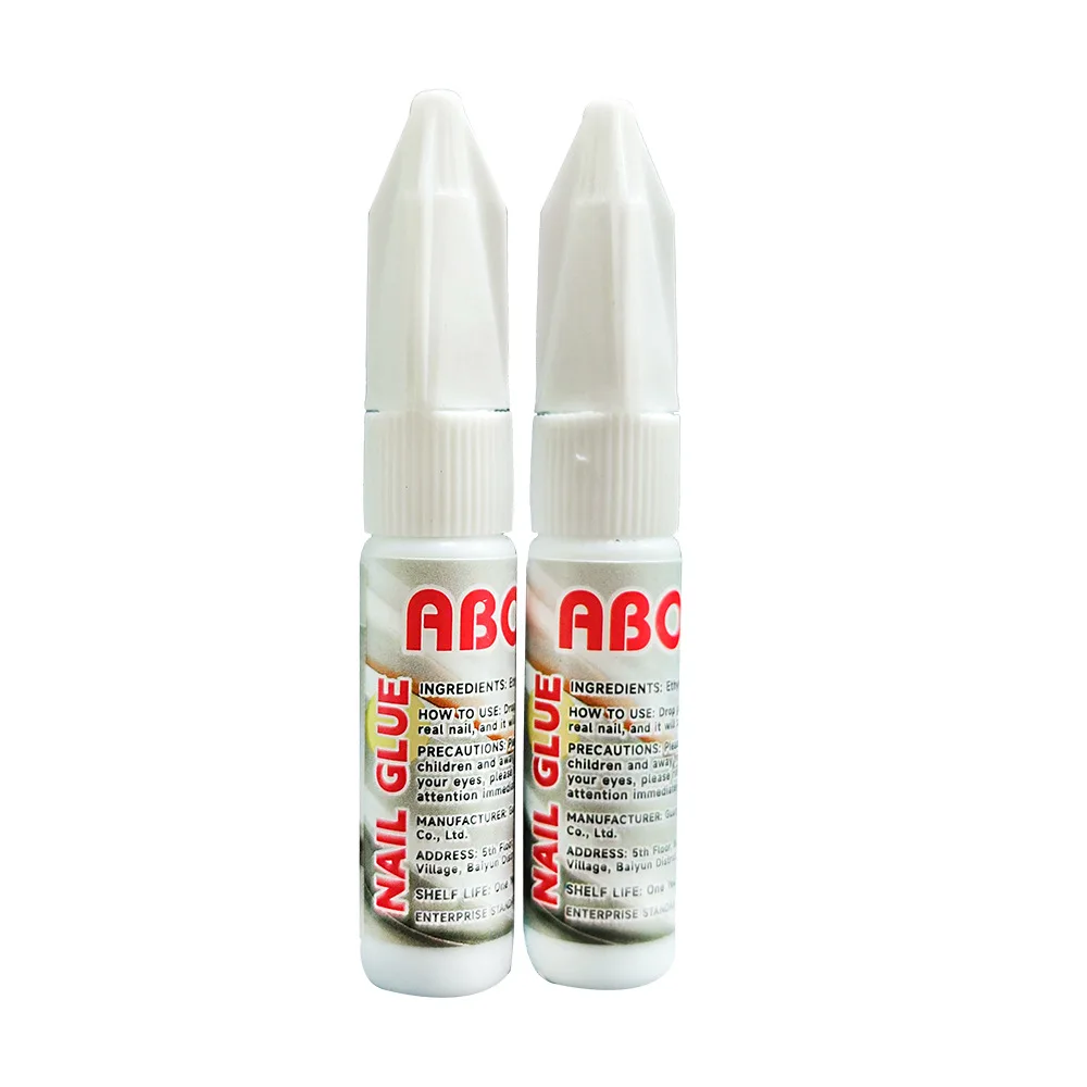 

10PCS Acrylic Nail Glue, Super Bond Long Lasting Adhesive for DIY Nail Art 3g Per Bottle