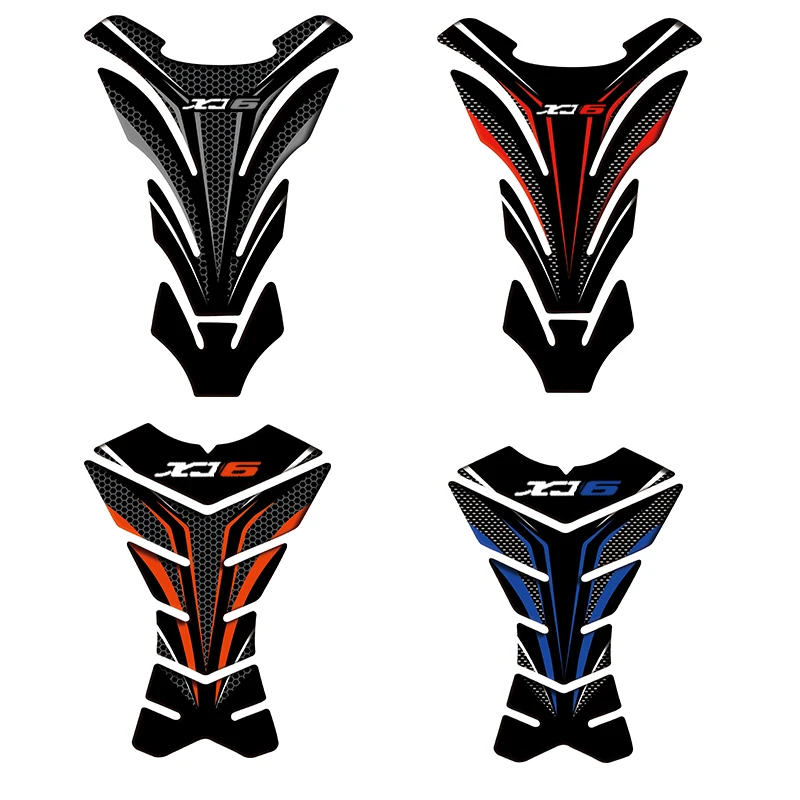 New 3D Carbon-look Motorcycle Tank Pad Protector Decal Stickers Case for Yamaha  XJ6 DIVERSION