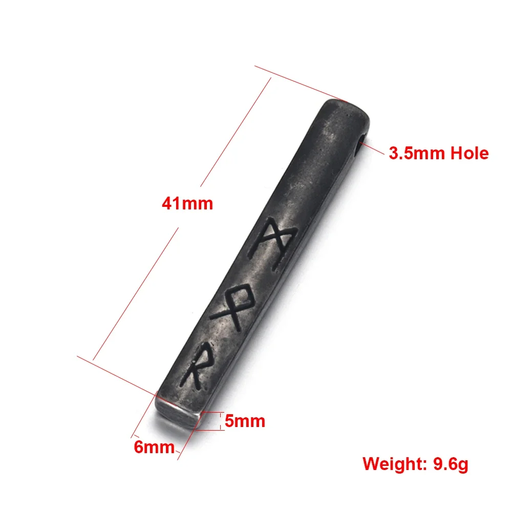 316L Stainless Steel Norse Viking Rune Pendant for Men Necklace DIY Accessories Finding Jewelry Making Charm