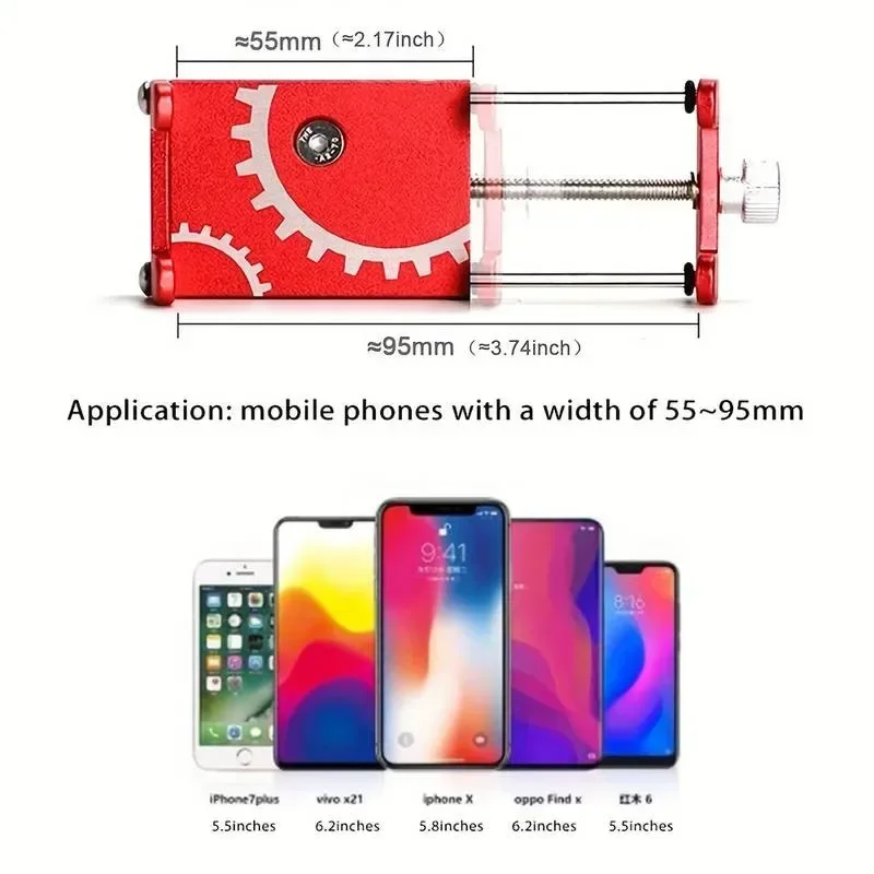 Metal Riding MTB Motorcycle Bicycle Phone Holder Aluminum Alloy Anti-slip Bracket Support GPS Clip Bike Phone Stand for iPhone image 4