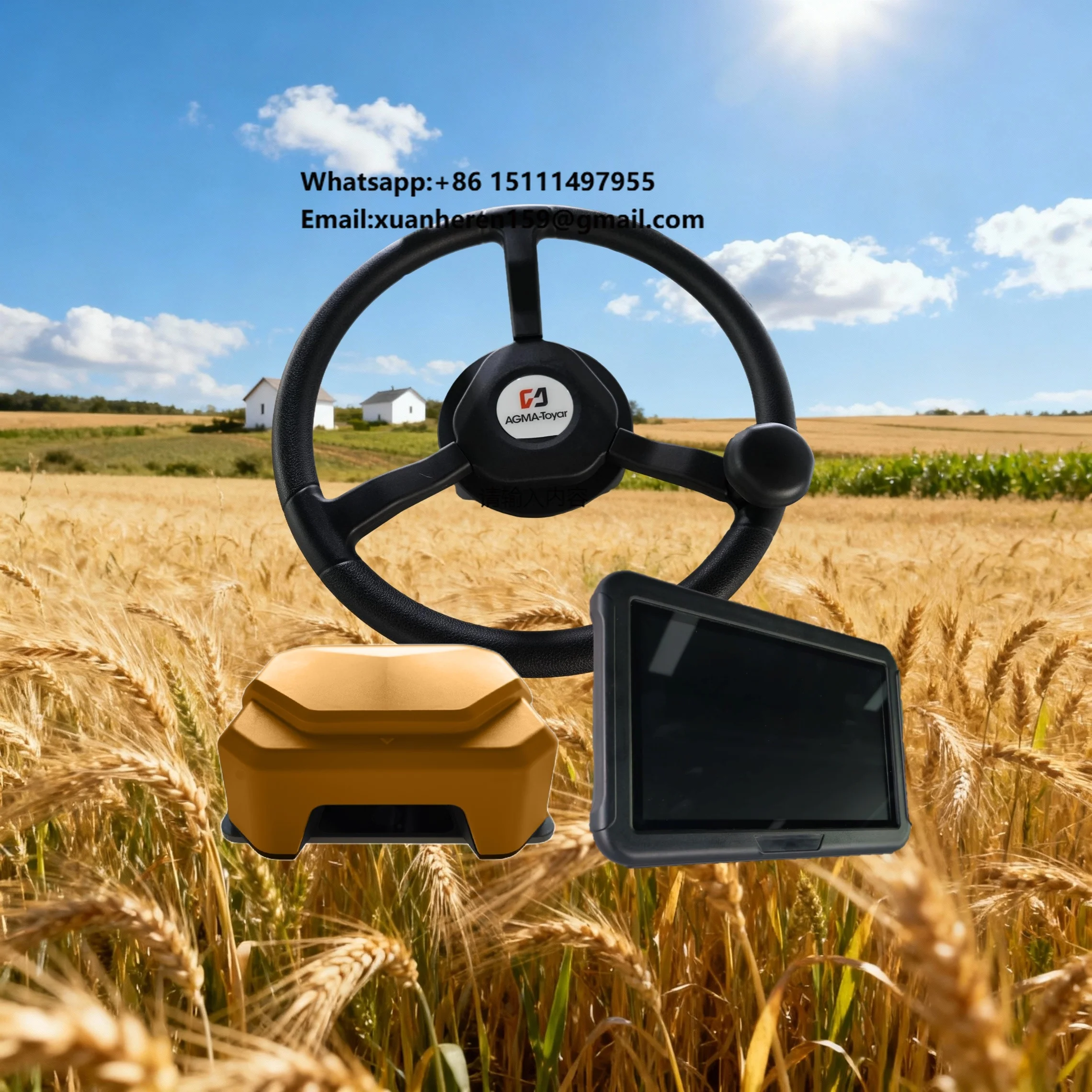 AGMA TOYAR High-Precision Agricultural Machinery Navigation System Modular Design Multi-Signal Support Easy Installation