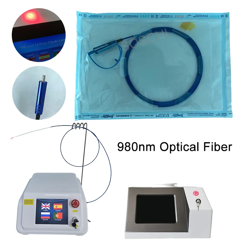 الجملة ألياف الليزر 980nm 1470nm جهاز موصل شفط الدهون جهاز رفع الوجه المواد الاستهلاكية ملحق 600um SMA905 الوصول #1