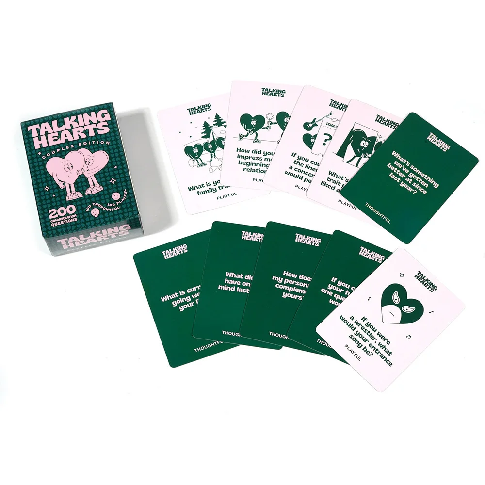 

Карты для беседы пар, 200 вопросов, карточная игра для пары, забавные интерактивные карточные игры для пар, подарок на день Святого Валентина для пар