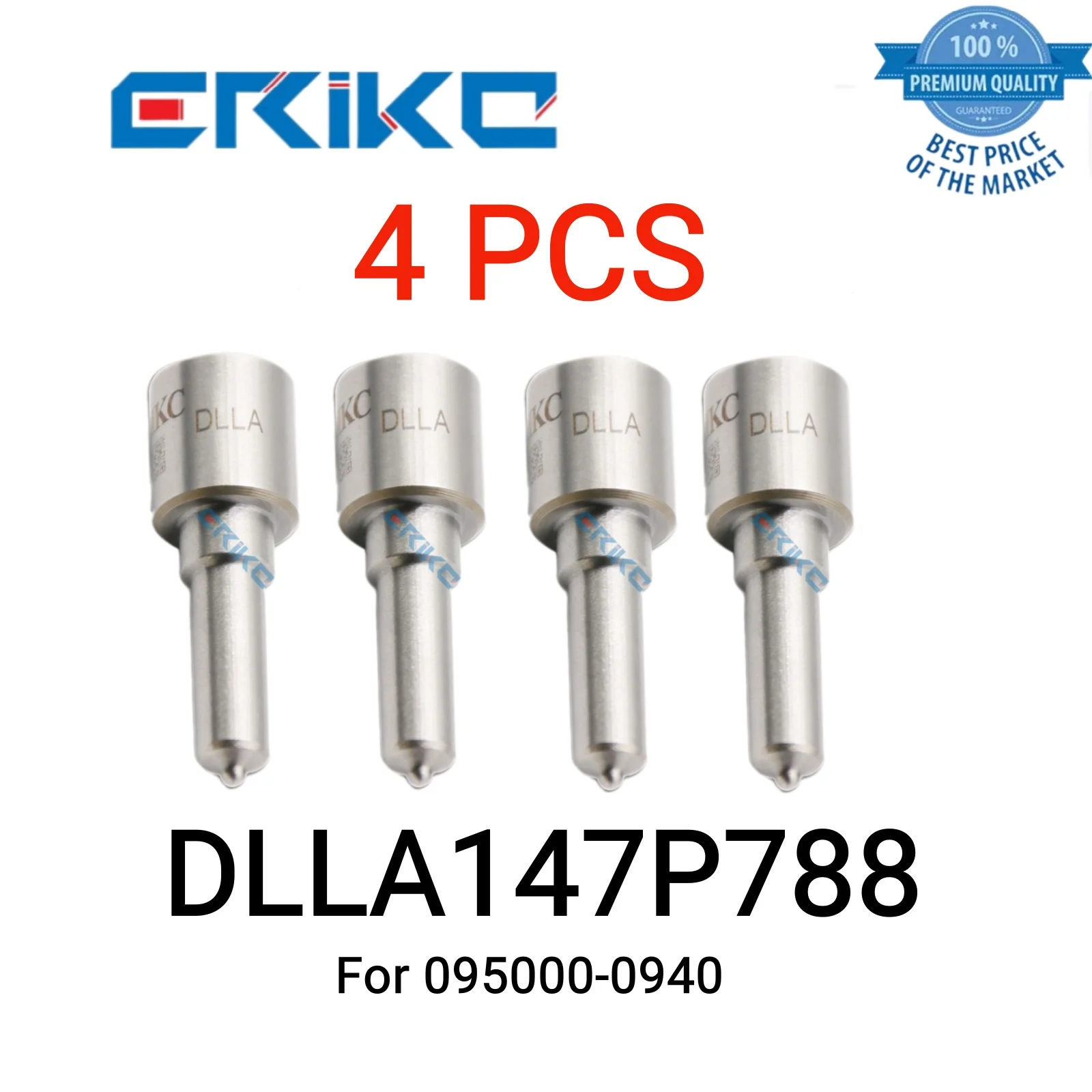 4 PCS DLLA147P788 Fuel Nozzle DLLA 147 P 788 Spray Nozzle DLLA 147P788 Fuel Dispenser Nozzle for 095000-0940