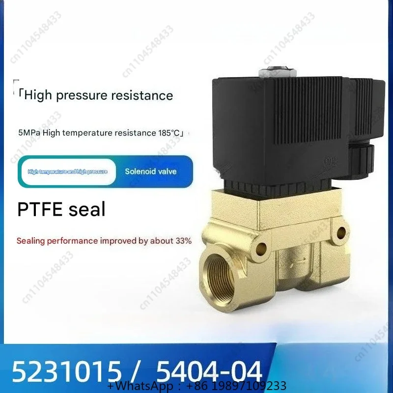 High pressure solenoid valve 5404-04 5231015 water valve gas valve 2 points 3 points 4 points 6 poin ts 1 inch 220v24 val ve