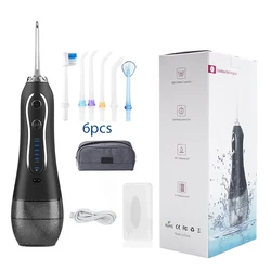 Water Flosser Dental Oral Irrigator Water Thread for Teeth Whitenin Portable Dental Flosser USB Rechargeable 5 Modes 300ml Tank