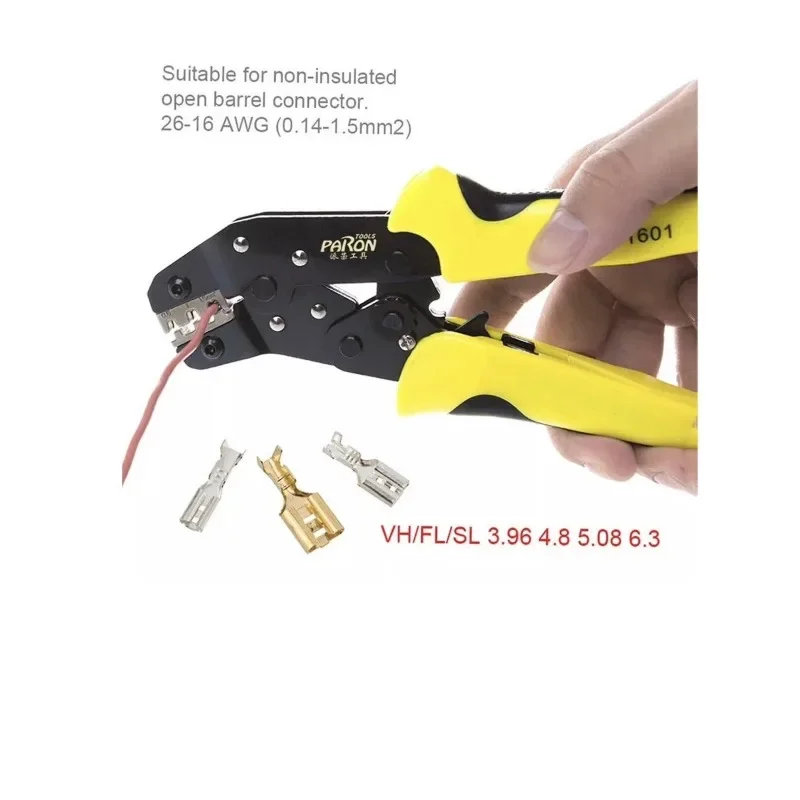 Terminal Crimping Pliers Wire Crimping Tools Electronics Pressing Connector Terminals Ratchet Crimping Tool SNA-48B(0.25-2.5mm²)