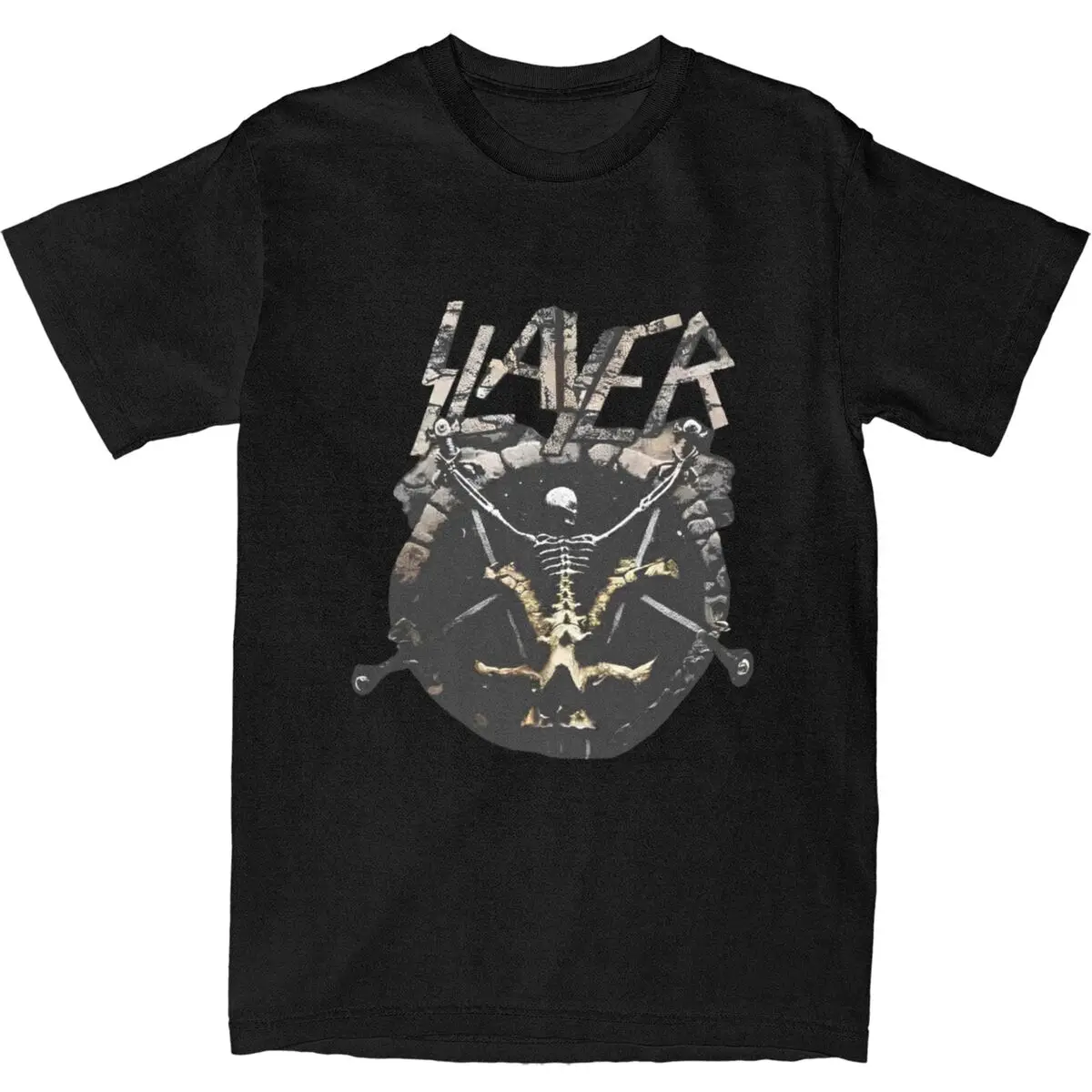 

Men's T-Shirt Divine Interventions Trash Metal Band T-Shirts Harajuku Slayer Summer Tees Y2K Pure Cotton Clothing Gift Idea