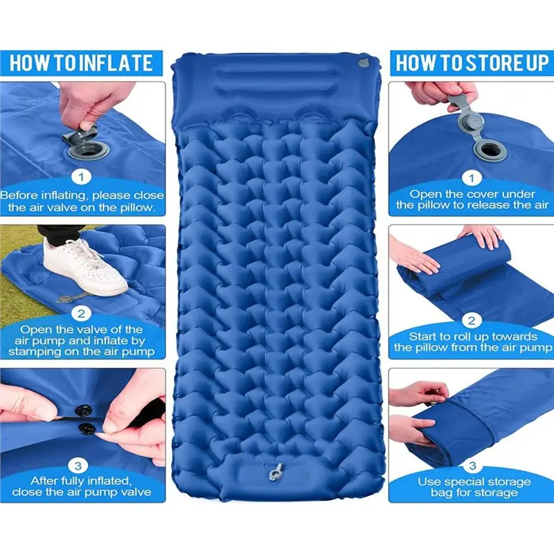 ultralight-for-outdoor-comfort-inflatable-camping-sleeping-pad-featuring-built-in-pillow-foot-pump
