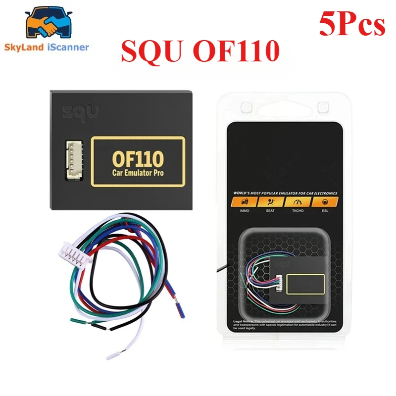 

5 шт. SQU OF110 универсальный автомобильный эмулятор IMMO для VAG/Mercedes Benz/Opel/Renault/BMW/Fiat/Honda Tacho ECU тюнинг программатор инструмент