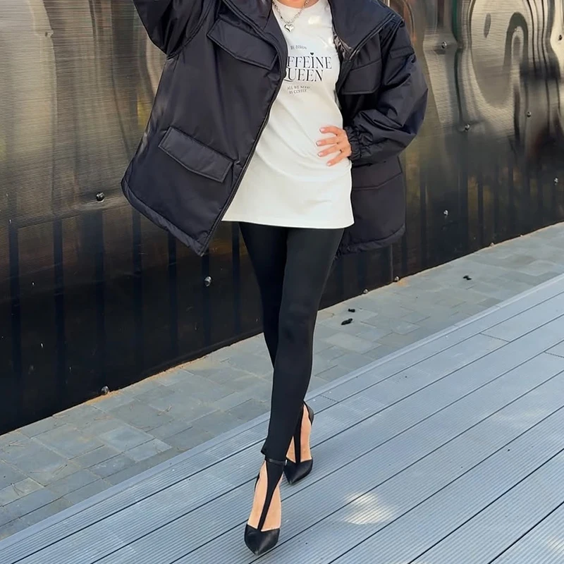 Autumn Black Slim Pantyhose High Waisted Skinny Y2K Women Tight Pants Sexy High Waist Casual Club 2025 Leggings Pants Long