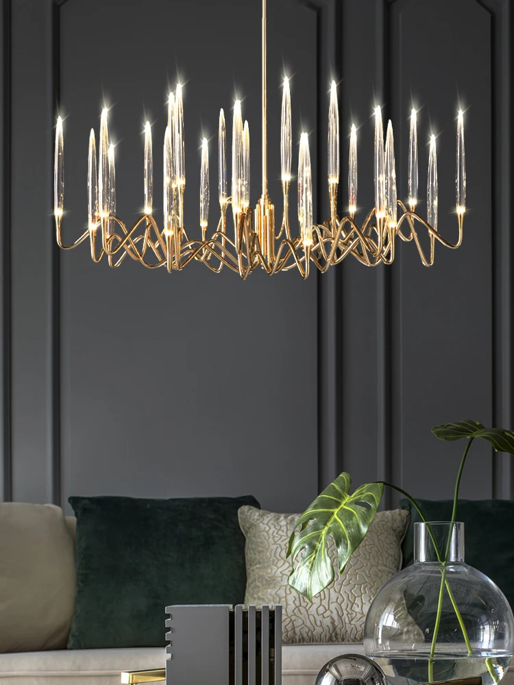 Upgrade Your Home With Our Exquisite G4 LED Postmodern Crystal 2026 Chandelier Chrome Gold Black Hardware Pendant Light