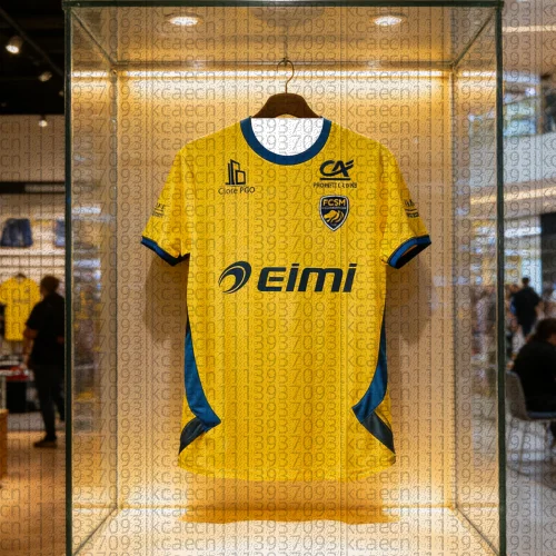 Maillot de football Sochaux Montbéliard 2026 – Édition été pour adulte – T-shirt respirant à séchage rapide – Tenue d'entraînement et de plage pour hommes et femmes