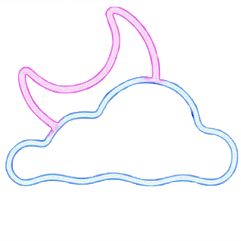 

【Superdeals】Cloud And Moon Neon Sign For Wall Decor For Bedroom Wedding Party Decoration Birthday Present