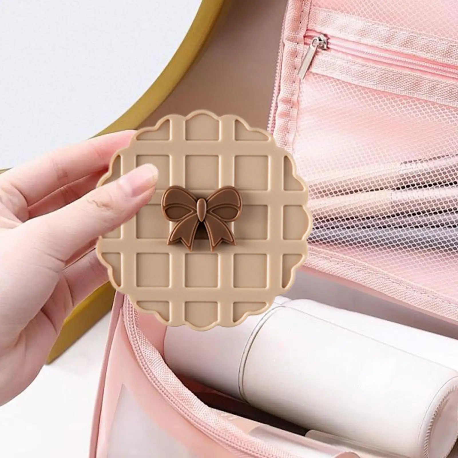 Mini espelho de bolso portátil espelho de viagem para mulheres vidro de alta qualidade pequeno espelho de maquiagem de cor sólida ferramenta de maquiagem redonda