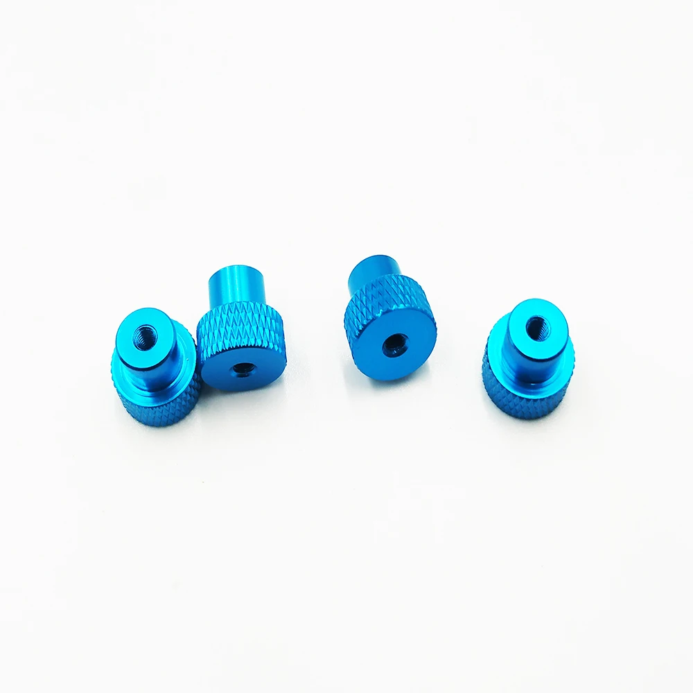 

4pcs Aluminum Rivet Nuts M3 colorful aluminum Alloy Flange Nut Nylon Insert Lock Nut self-locking nut RC Model Nuts