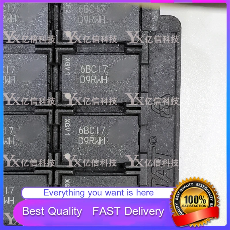 1Pcs/Lot Lot New Original MT46H64M32LFBQ-48 WT:C SILK SCREEN D9RWH LPDDR MEMORY IC Good Quality  In Stock