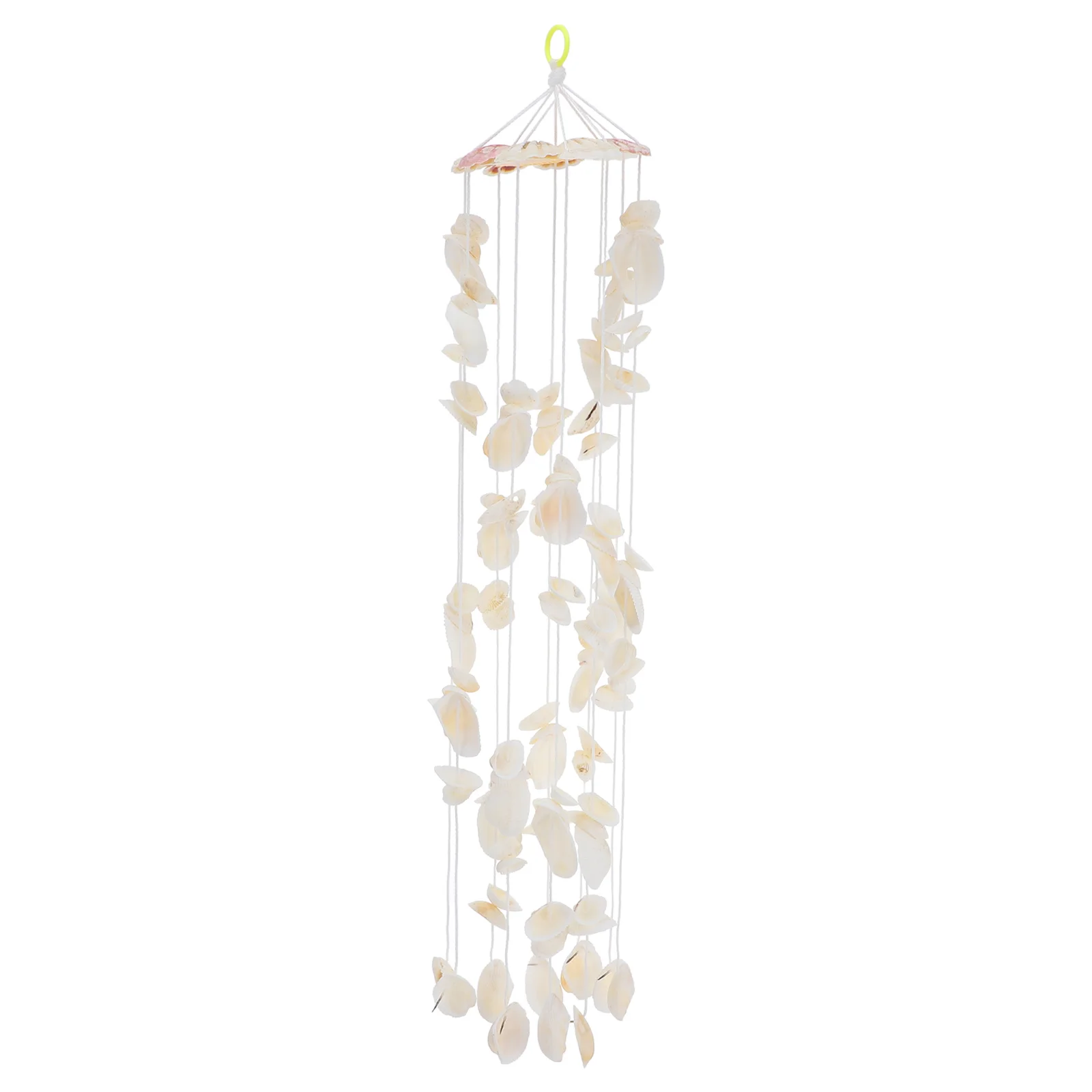 Home Decor Shell Wind Chime Ornament Door Wind-bell Ocean Beach Decoration White Hanging Lovers