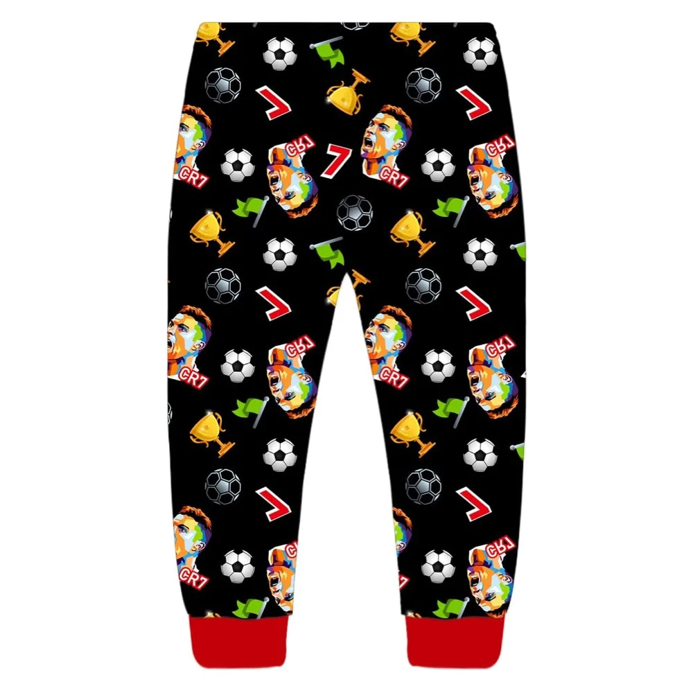 2024 New kids pajamas No.7 Boys clothes cute CR7 Sets Boys Top+pant Sets Toddler Clothing Baby Girls Football Pajamas Clothes