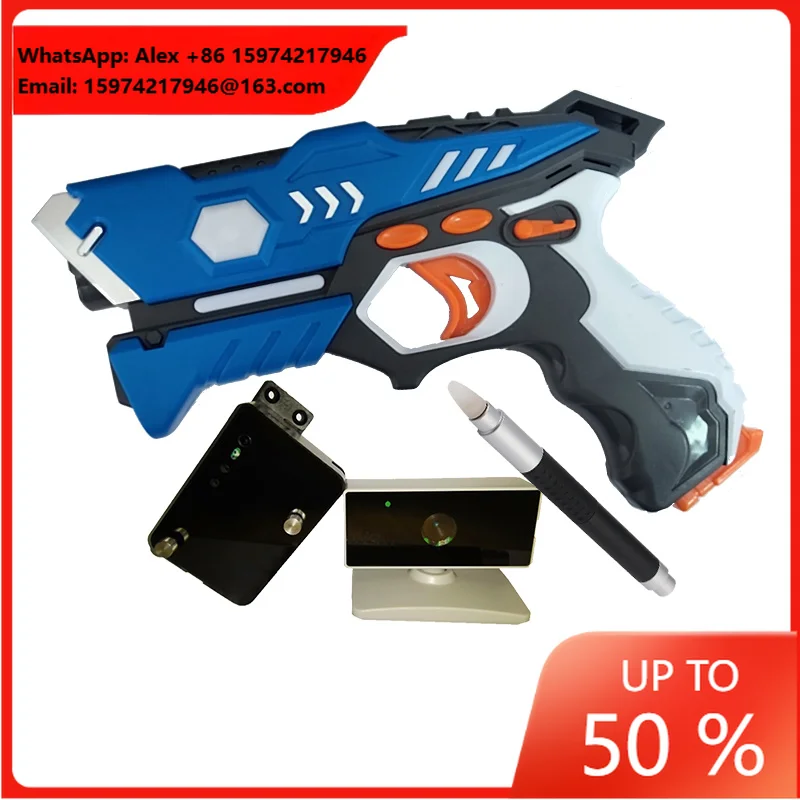 Laser Gun Shooting Games Pistol Simulation For Kids Playground