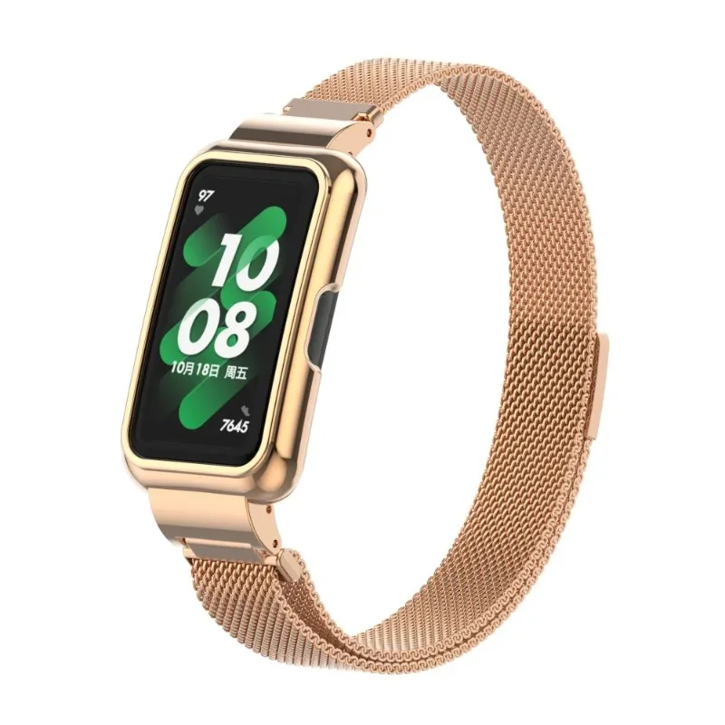 화웨이 밴드 9 스트랩 스테인리스 스틸 팔찌, 화웨이 밴드 8 팔찌, 밀라노 스테인리스 스틸 스트랩, 화웨이 밴드 9, 8/7