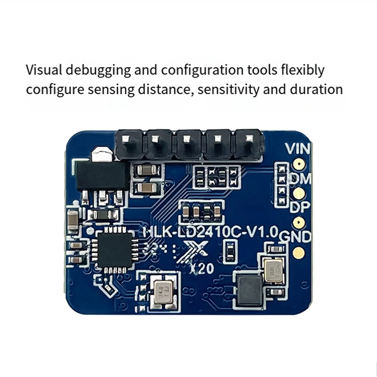 Módulo de detecção de movimento do sensor de radar de presença humana 24G mmWave LD2410C