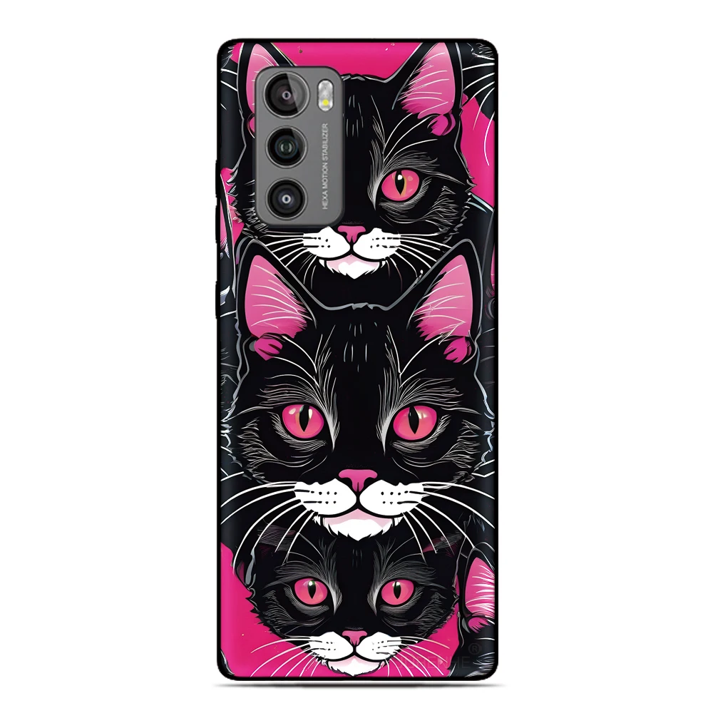 Pattern Cat Phone Case For Nokia C32 G42 6.2 7.2 5.4 G21 C21 C1 C01 G11 Plus C12 C31 C02 G22 G20 G10 C10 C20 8 C3 2.4 Cover view 2