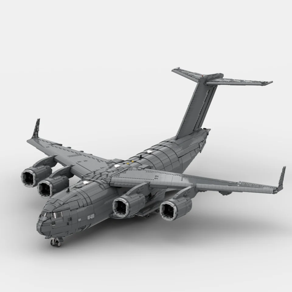 Moc boeing C-17 globemaster iii blocos de construção modelo grande
