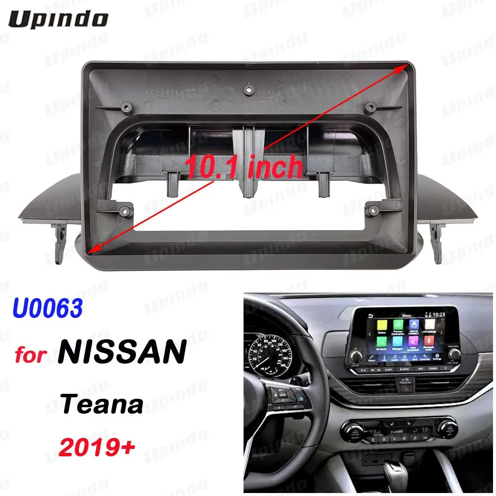 

Для NISSAN Teana 2019+ 2 Din 10,1-дюймовая рамка панели автомобильного радиоприемника с кабелем CAN-шины, комплект отделки из АБС-пластика для установки