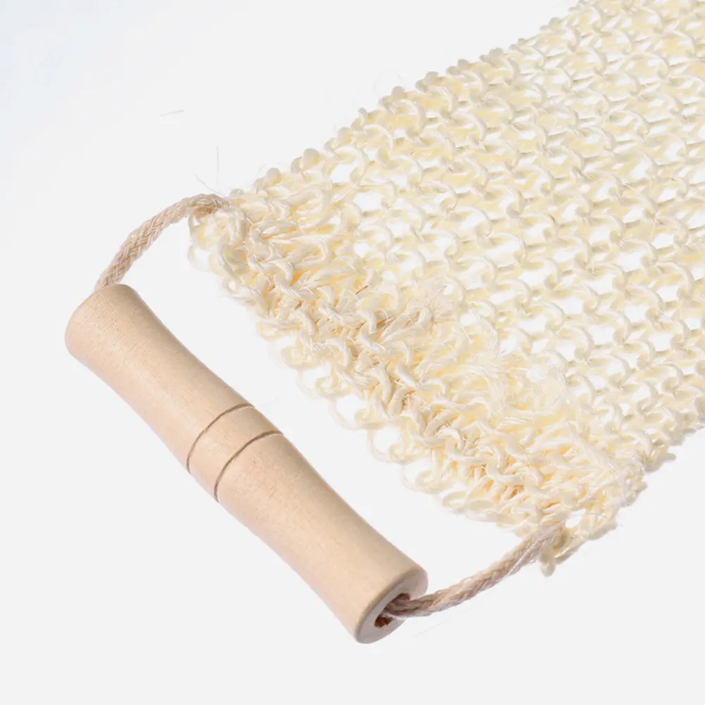 Natural Sisal Bath Scrubber – Double-Sided Exfoliating Towel for Back, Body Massage & Deep Pore Cleansing