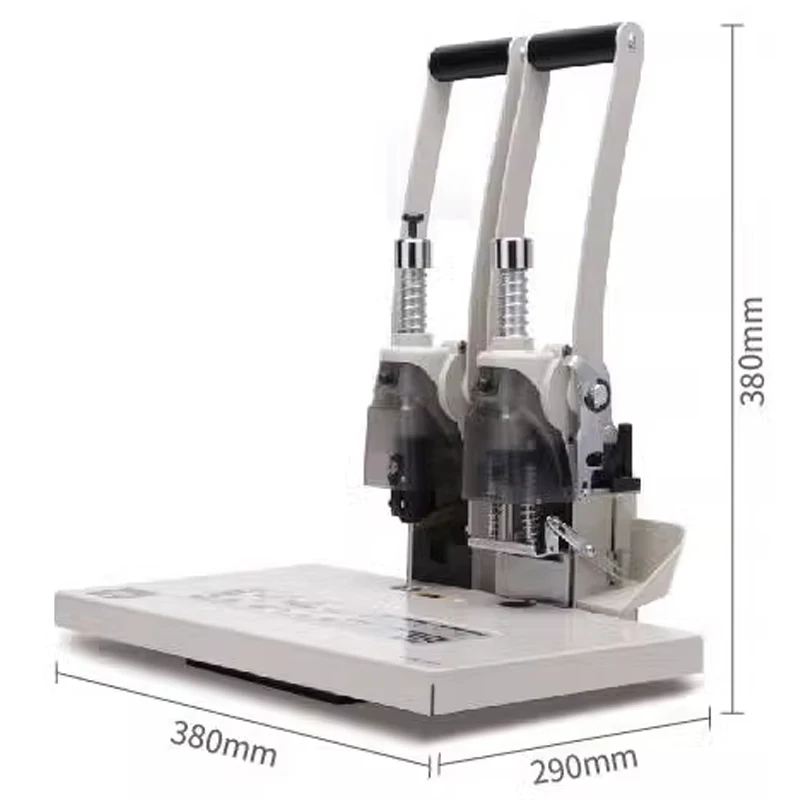 3875 Financial voucher binding machine Document bidding book punching machine Electric hot melt hose binding machine