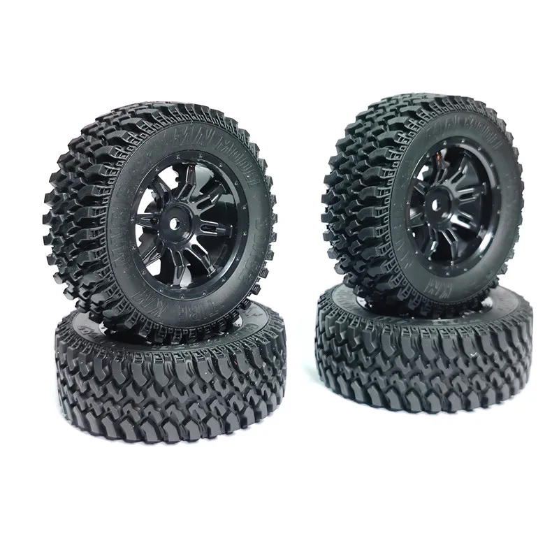 MN MODEL MN128 RC Car Spare Parts Original Wheels Rubber Hollow Tires 80mm Outer Diameter Tires 12mm Combined