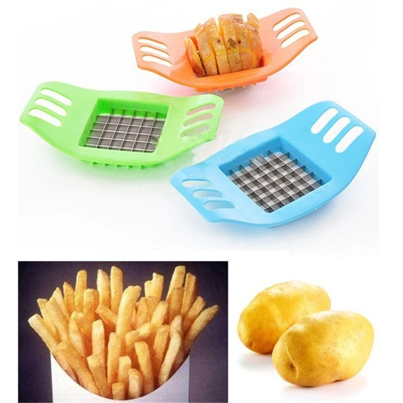 French Fries Cutting Machine Stainless Steel Cutter Vegetable Fruit Slicer Knife Kitchen Gadgets