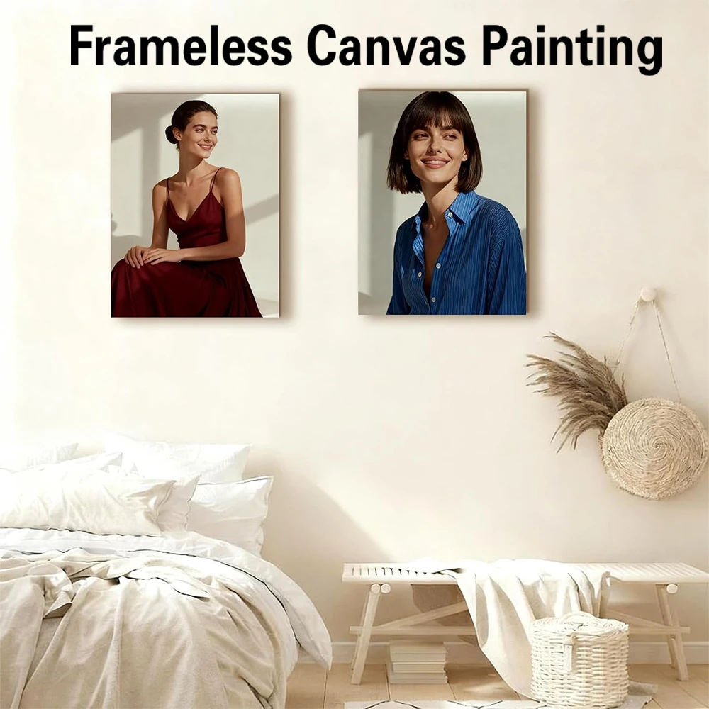 1Pc Frameless Perso…