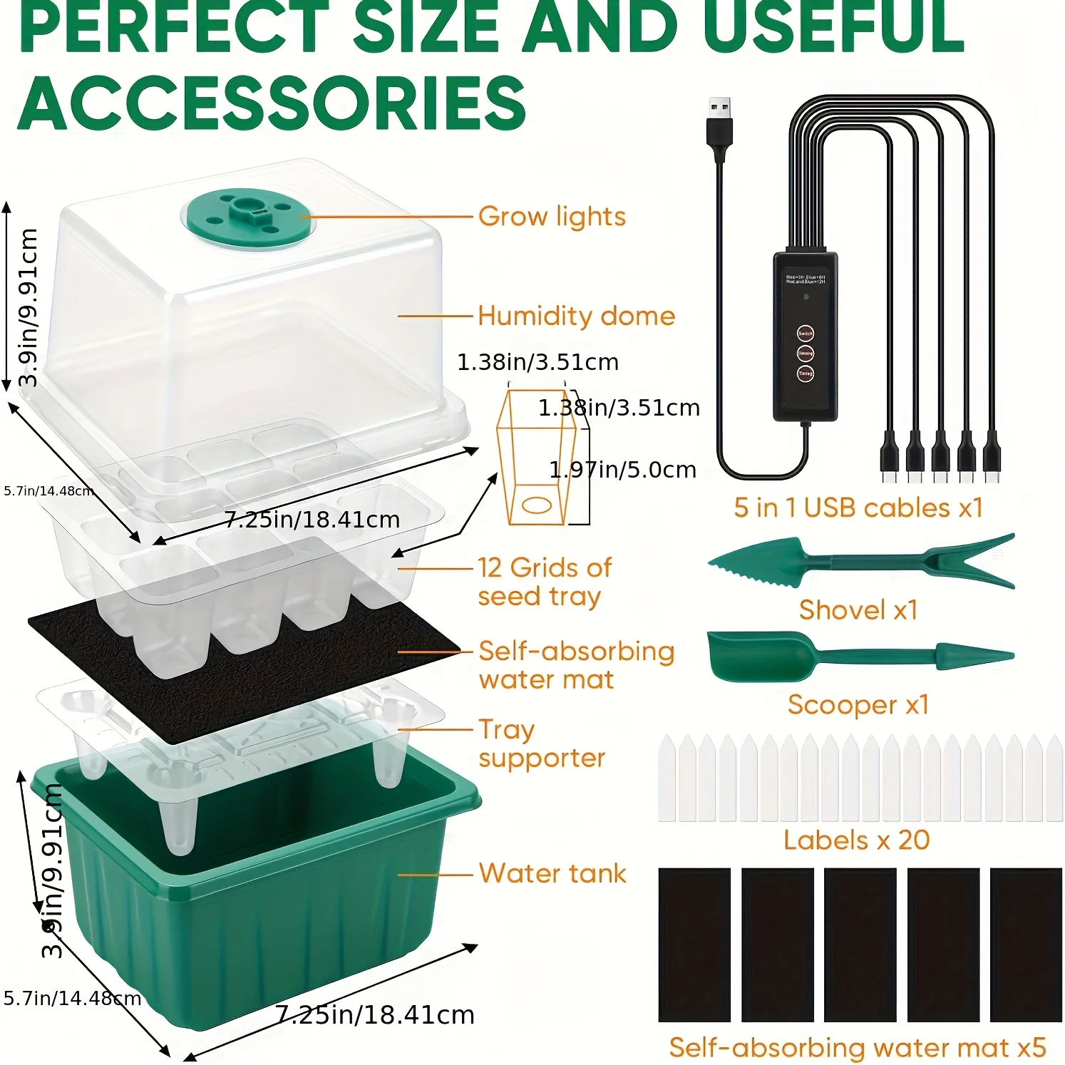 صينية بداية البذور ذاتية السقي - مراجعة Dome Propagation Kit وسعره